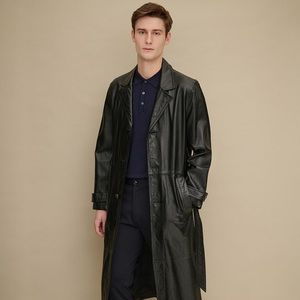 Winstons Leather Trench Coat